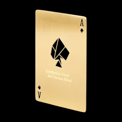 Ace of Spades Metal Bookmark