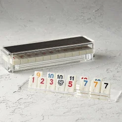 Acrylic Rummy Tile Game